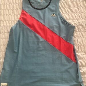 Tracksmith Blue and Red Women’s Tank Top